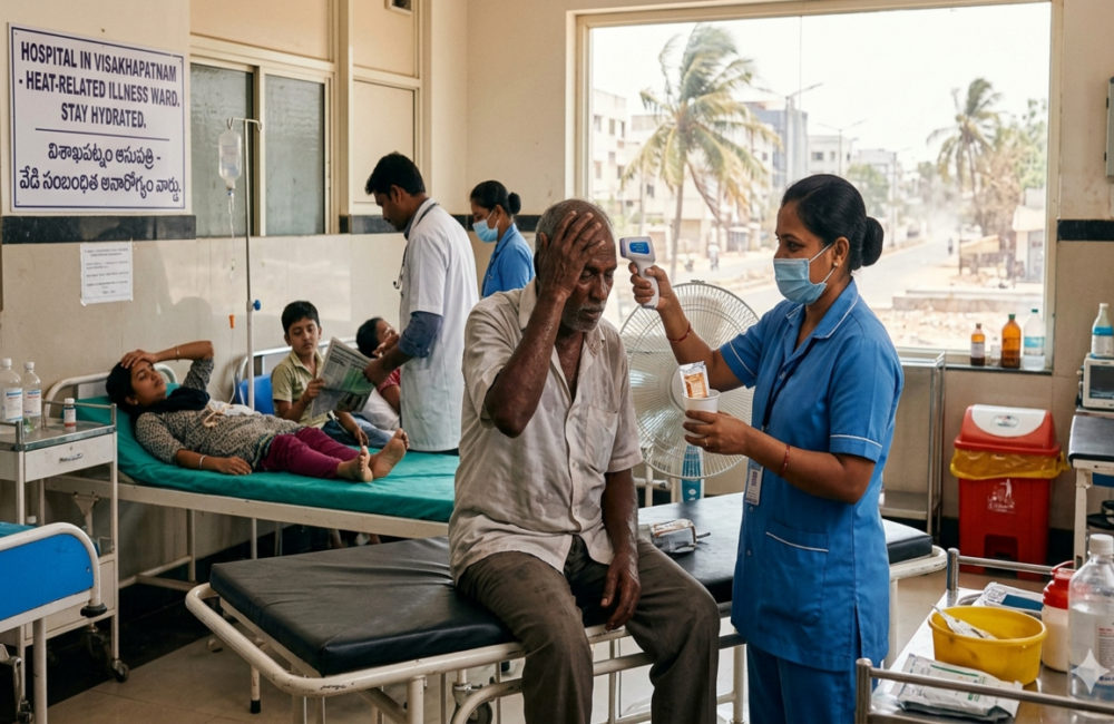 Heatwave Hits Visakhapatnam: Hospital Cases on the Rise