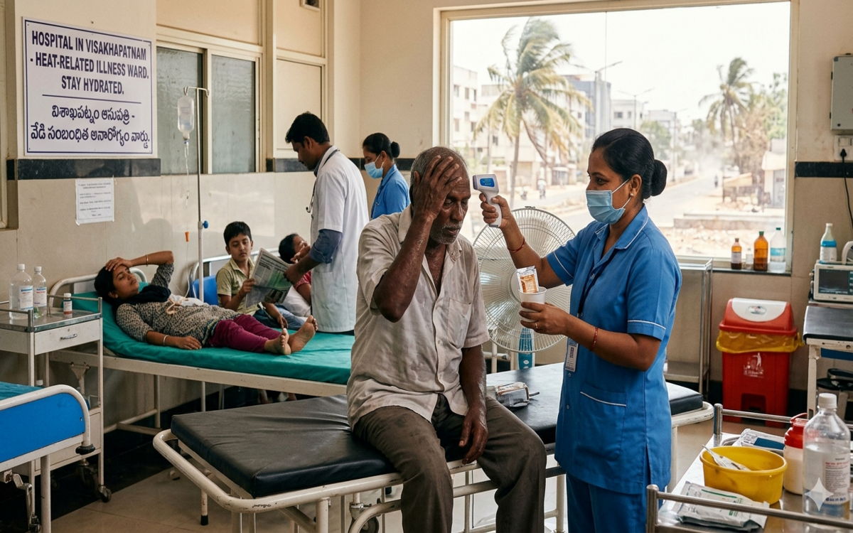 Heatwave Hits Visakhapatnam: Hospital Cases on the Rise