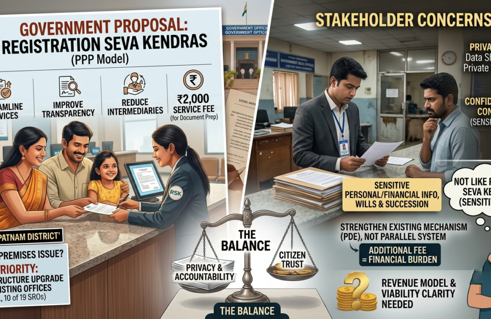 Andhra Pradesh PPP Registration Seva Kendras Face Concerns