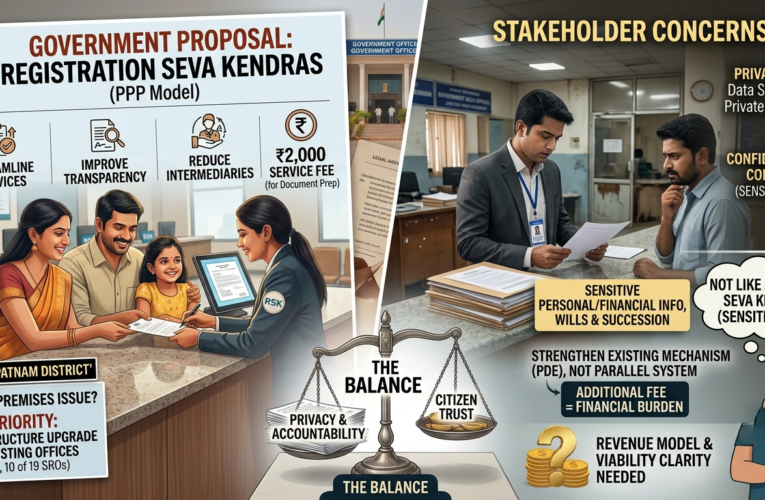 Andhra Pradesh PPP Registration Seva Kendras Face Concerns