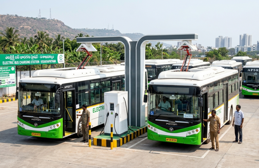 APSRTC unions to intensify stir against e-bus privatisation