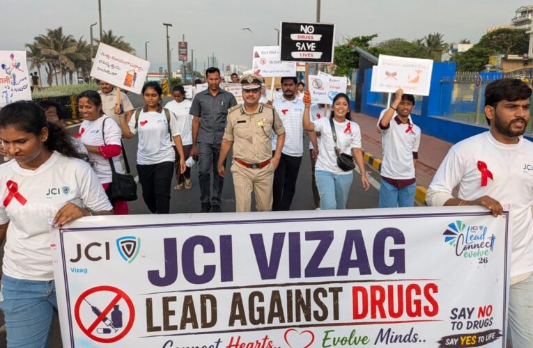 Walkathon in Visakhapatnam Calls for Action Against Drug Abuse