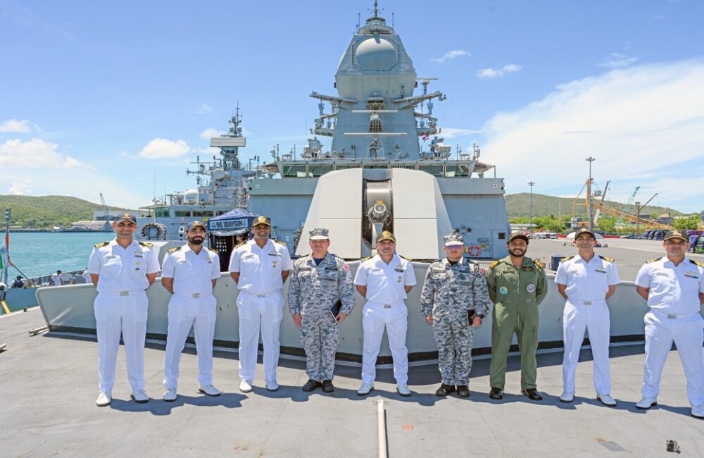 Indian Naval ships arrive in Thailand on operational deployment