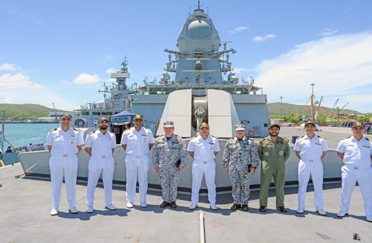 Indian Naval ships arrive in Thailand on operational deployment