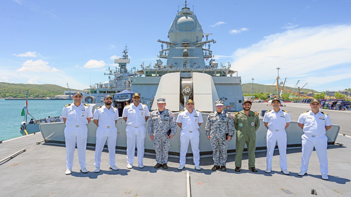 Indian Naval ships arrive in Thailand on operational deployment