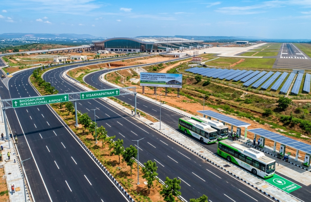 Bhogapuram Airport road links near completion, set to transform North Andhra connectivity