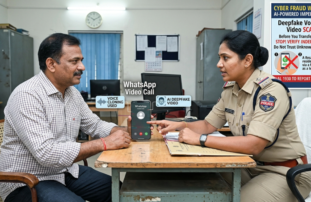 AI deepfake scam cheats Visakhapatnam resident of ₹80,000