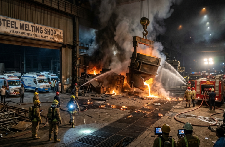 Eight Feared Dead in Blast at Vizag Steel Plant