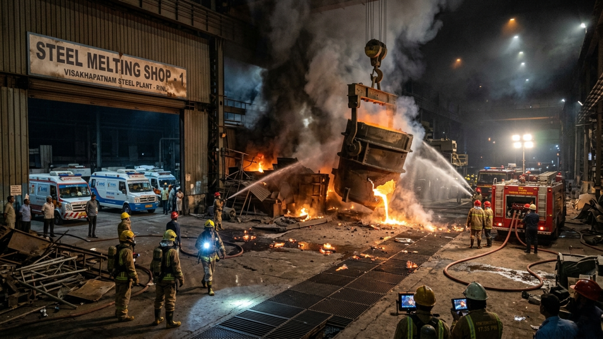 Eight Feared Dead in Blast at Vizag Steel Plant