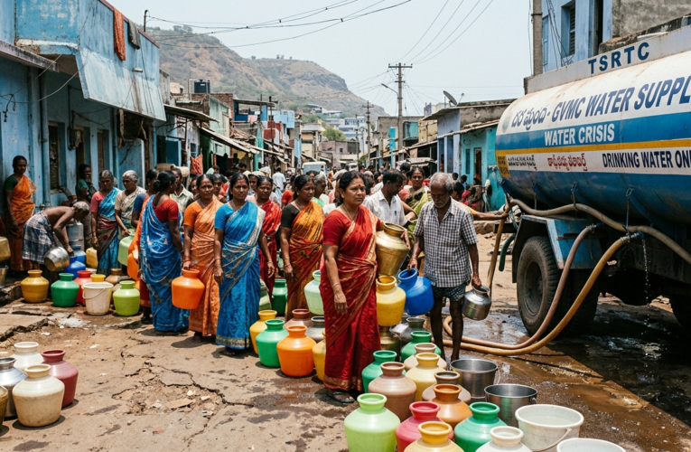 Vizag's Water Woes Deepen as Borewells Run Dry
