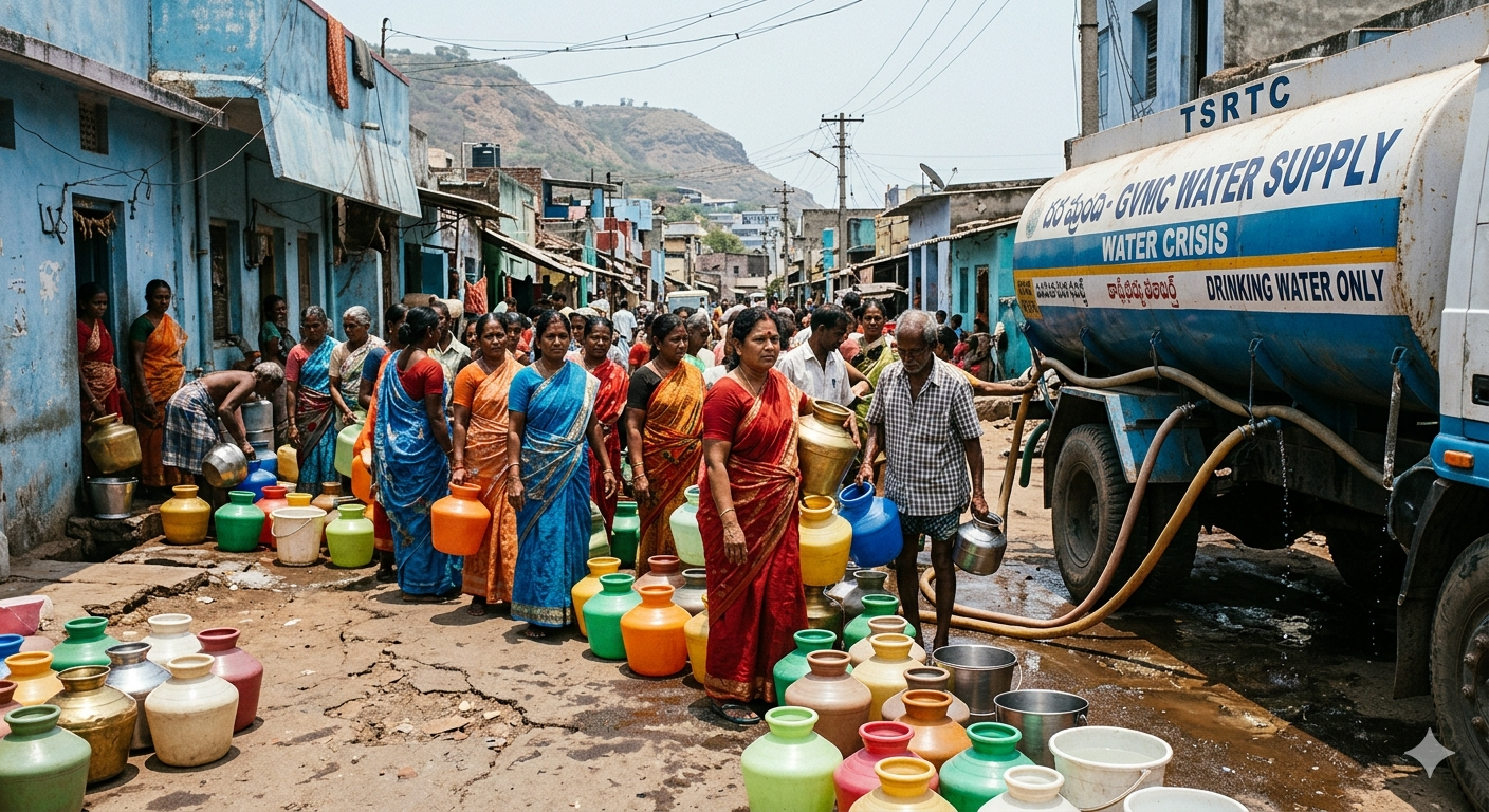 Vizag's Water Woes Deepen as Borewells Run Dry