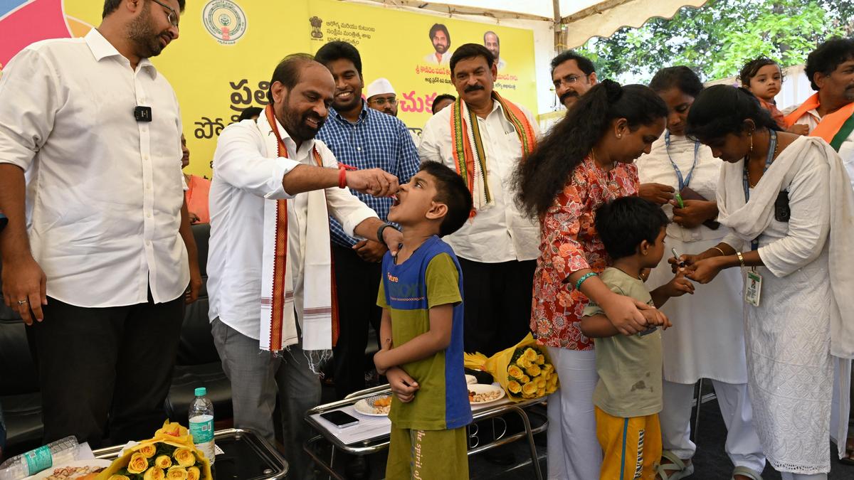 Pulse Polio drive launched in city, target set for 49.2 lakh children across State