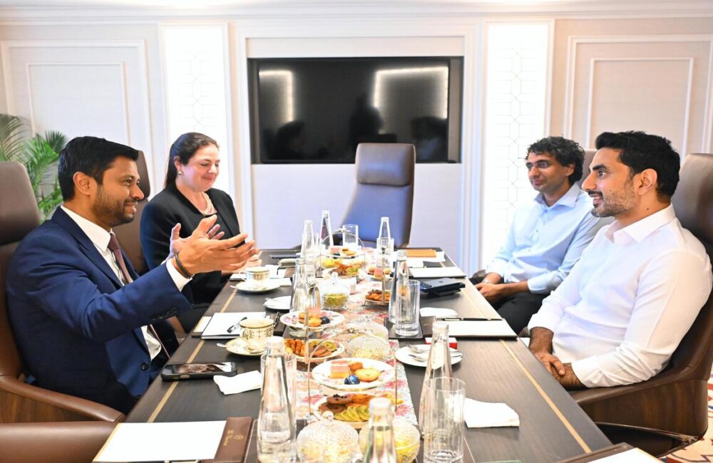 Minister Nara Lokesh invites AirTrunk to expand in Visakhapatnam