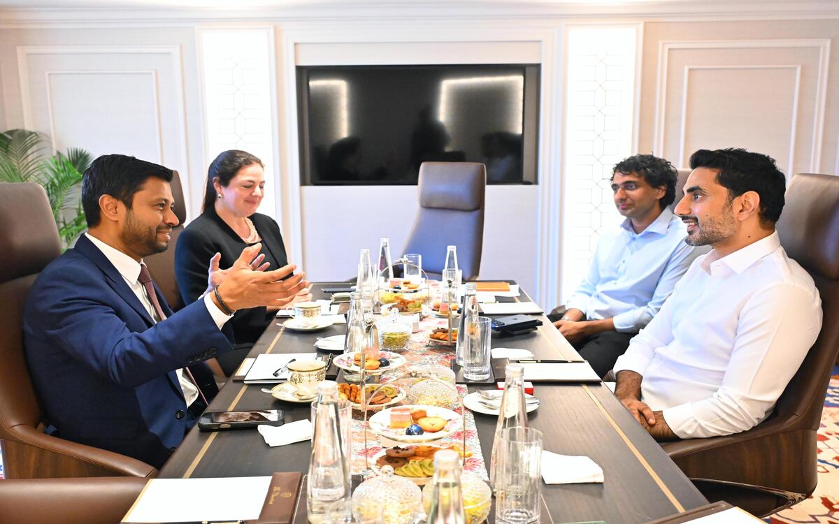 Minister Nara Lokesh invites AirTrunk to expand in Visakhapatnam