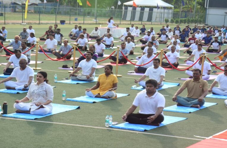District Collector Urges Public Participation in Yoga Events