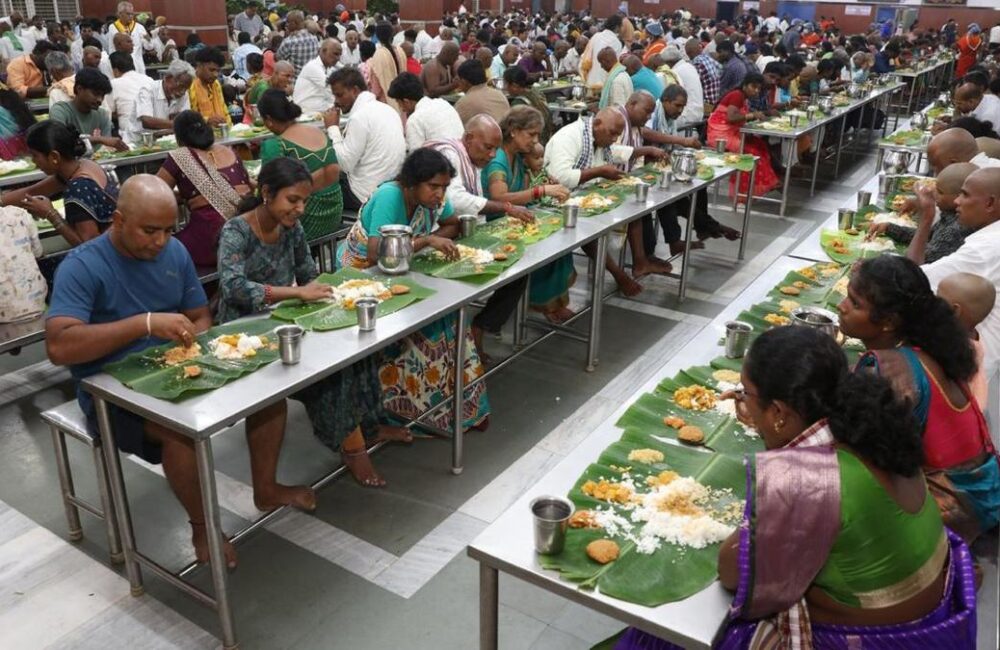 Tirumala’s free meal programme serves nearly three lakh devotees daily
