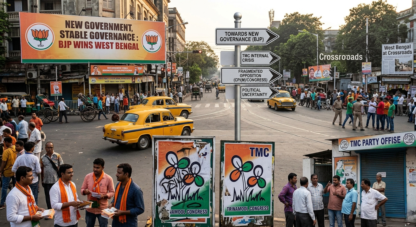 West Bengal at Crossroads: New Government, Old Party in Crisis