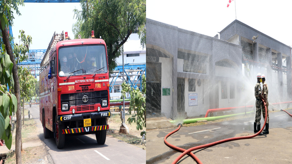 NTPC Simhadri conducts chlorine gas leak mock drill