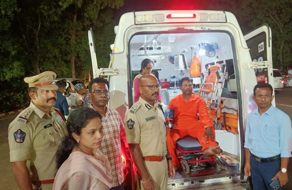 Six fishermen missing after boat capsizes off Visakhapatnam coast; lone survivor recounts ordeal