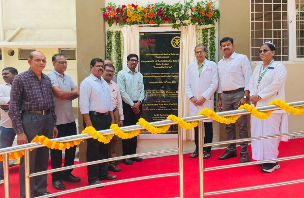 VIMS commissions 50 kW rooftop solar plant under CER initiative