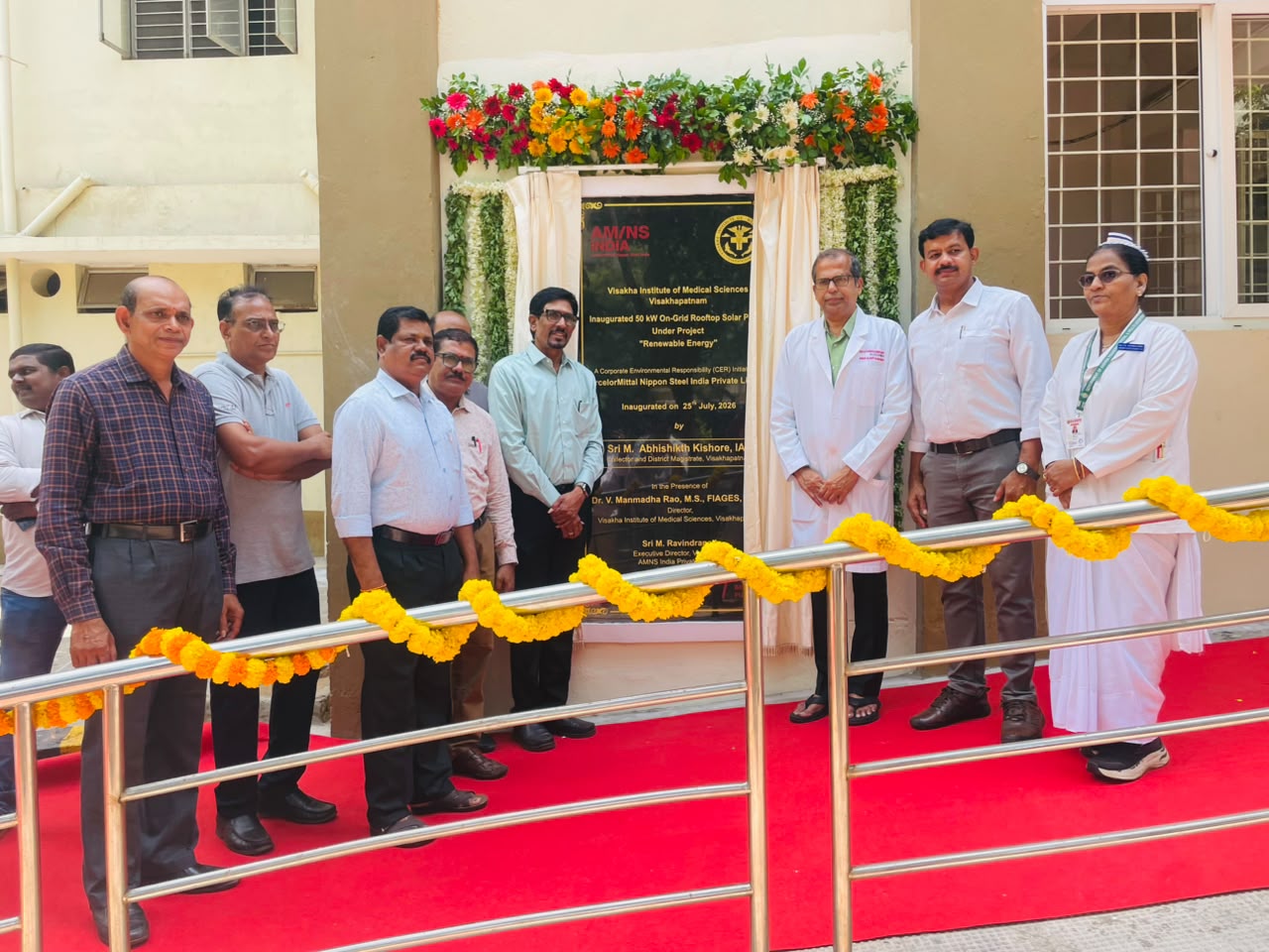 VIMS commissions 50 kW rooftop solar plant under CER initiative