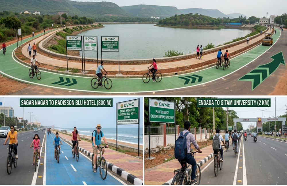 GVMC plans dedicated cycling tracks at three locations in the city