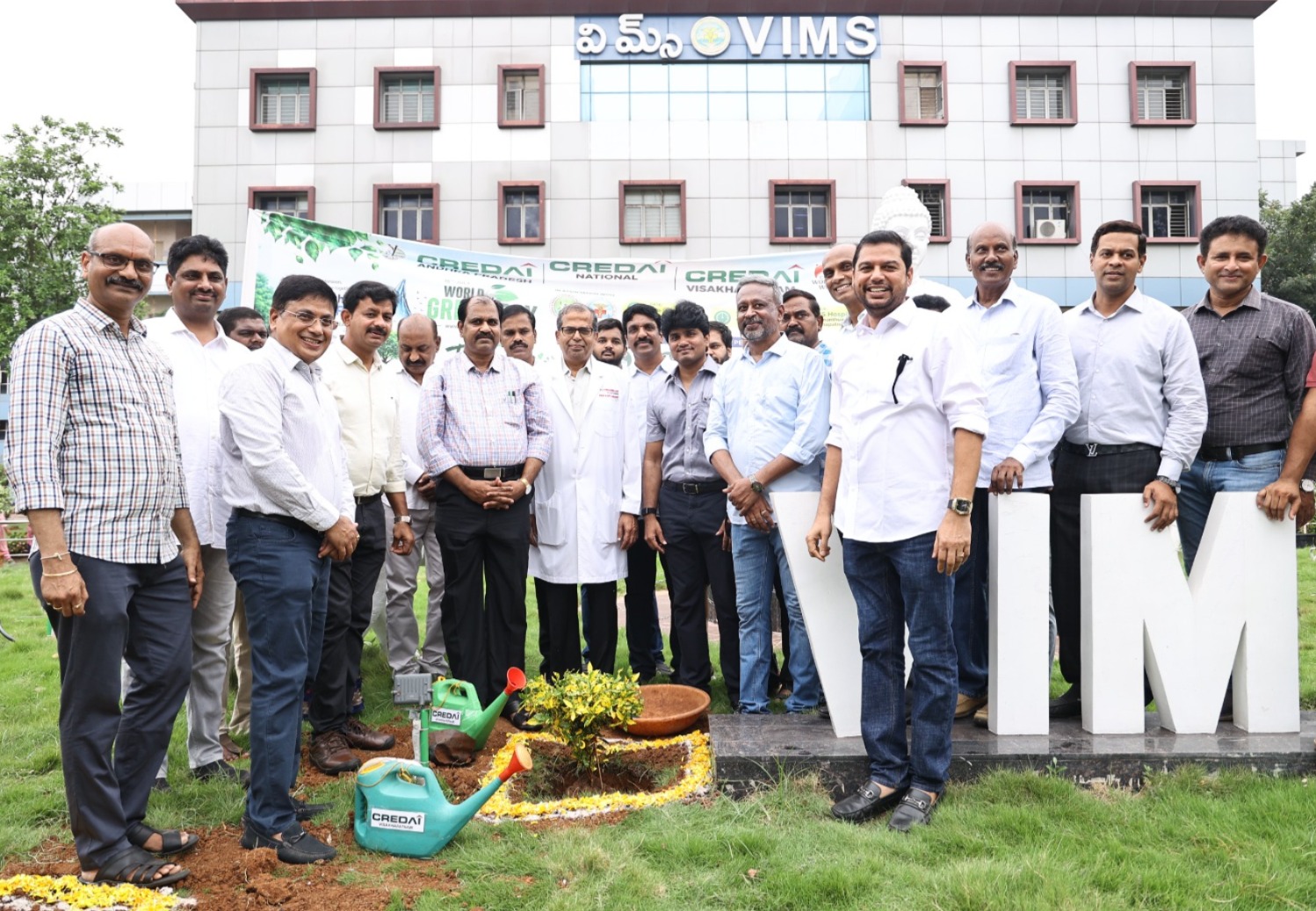 CREDAI Visakhapatnam Leads "Trees for Life" Plantation Drive at VIMS