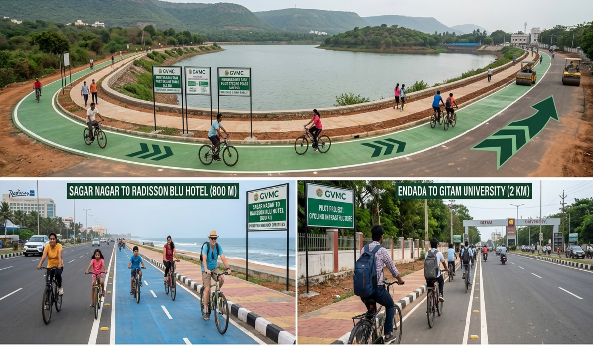 GVMC plans dedicated cycling tracks at three locations in the city