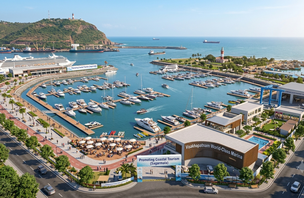 Visakhapatnam Port plans world-class marina to boost coastal tourism