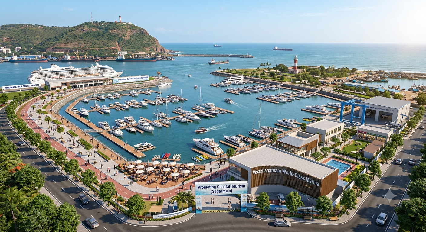 Visakhapatnam Port plans world-class marina to boost coastal tourism