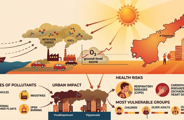 Heatwaves raise ground-level ozone in Andhra Pradesh, says IIT Kharagpur study
