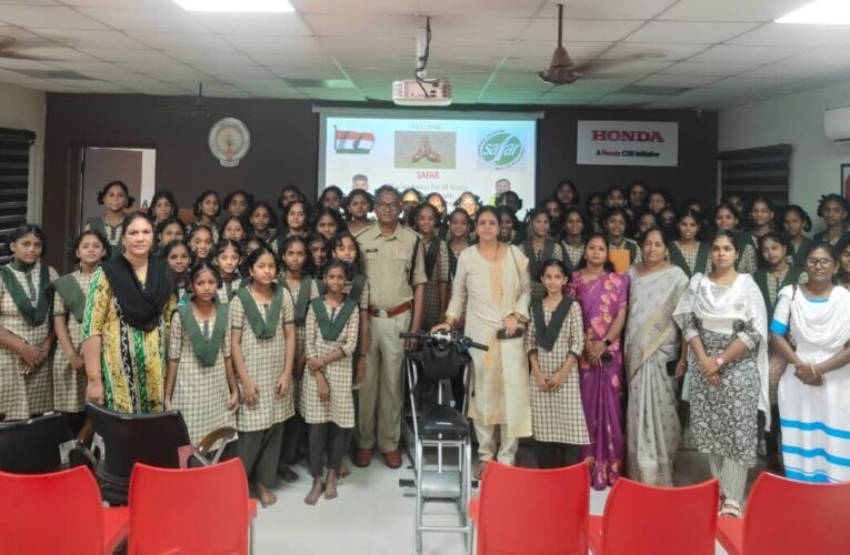 GVMC school students visit APPCB, RTO and banks under STEP-UP initiative