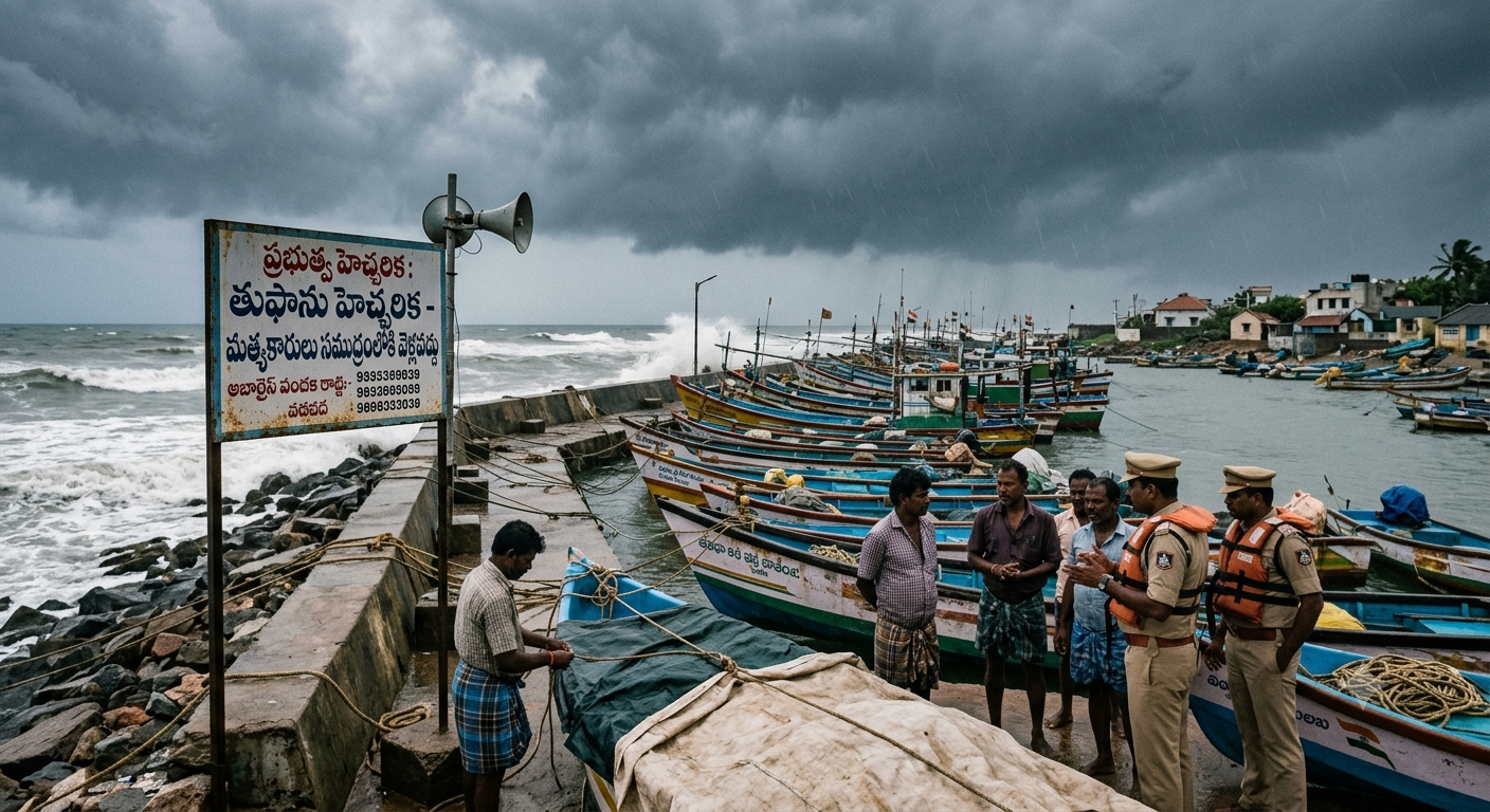 AP issues high alert for coast as Bay depression likely to intensify