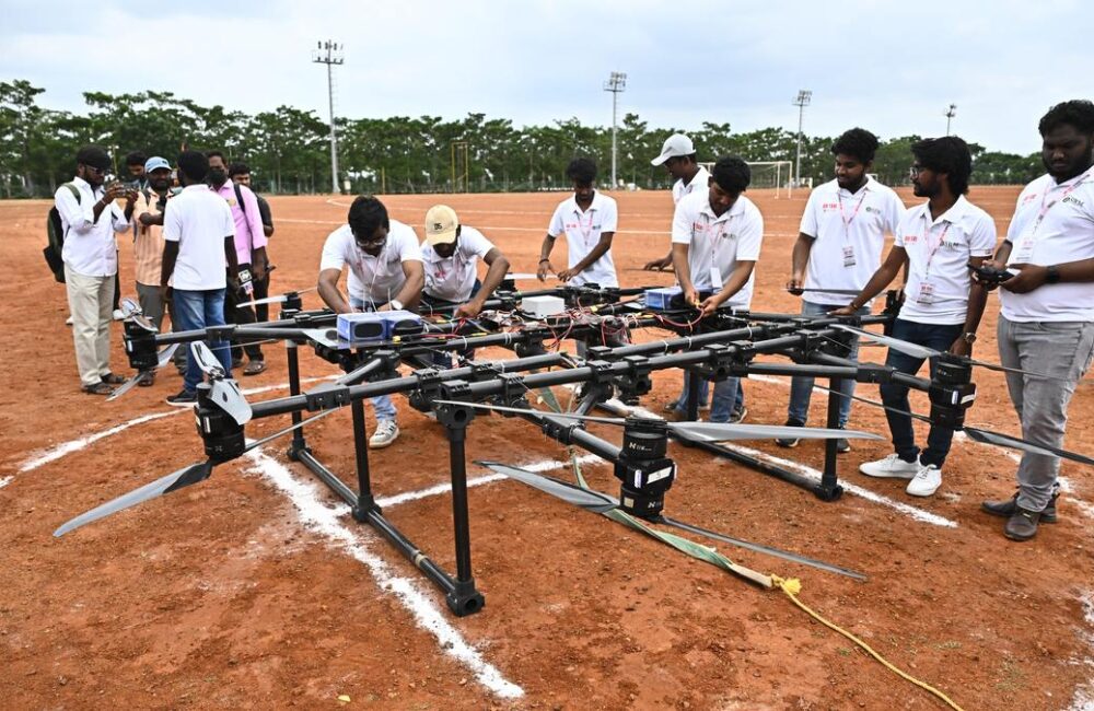 SRM-AP students develop indigenous electric air taxi