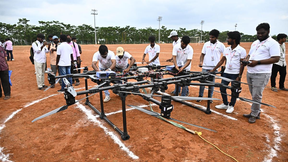 SRM-AP students develop indigenous electric air taxi