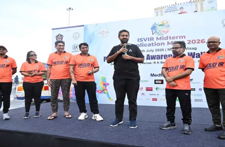 MP Flags Off ISVIR Walkathon, Pushes for Stronger Super-Speciality Care in Vizag