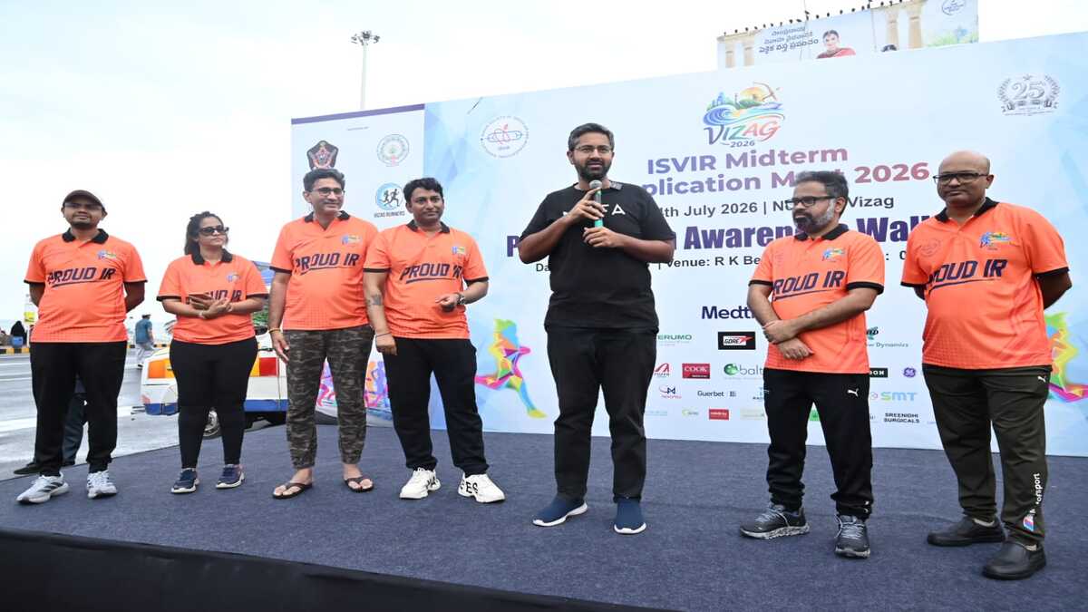 MP Flags Off ISVIR Walkathon, Pushes for Stronger Super-Speciality Care in Vizag