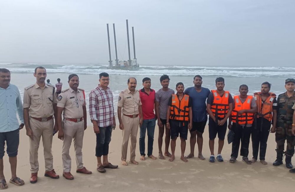 Four BARC project experts rescued after boat drifts off Anakapalli coast