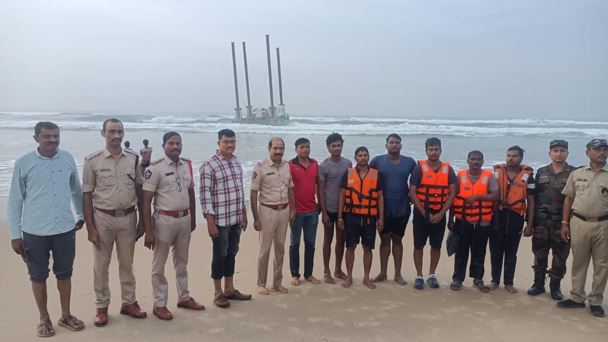 Four BARC project experts rescued after boat drifts off Anakapalli coast