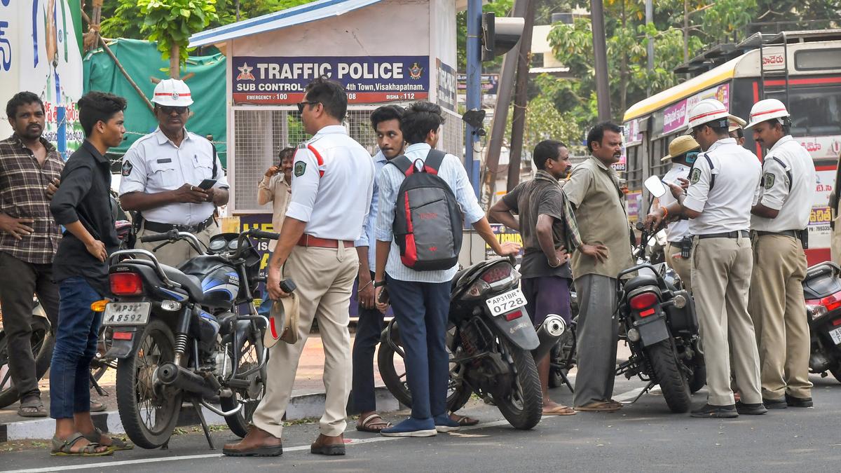 E-challan checks affecting traffic regulation at Visakhapatnam junctions
