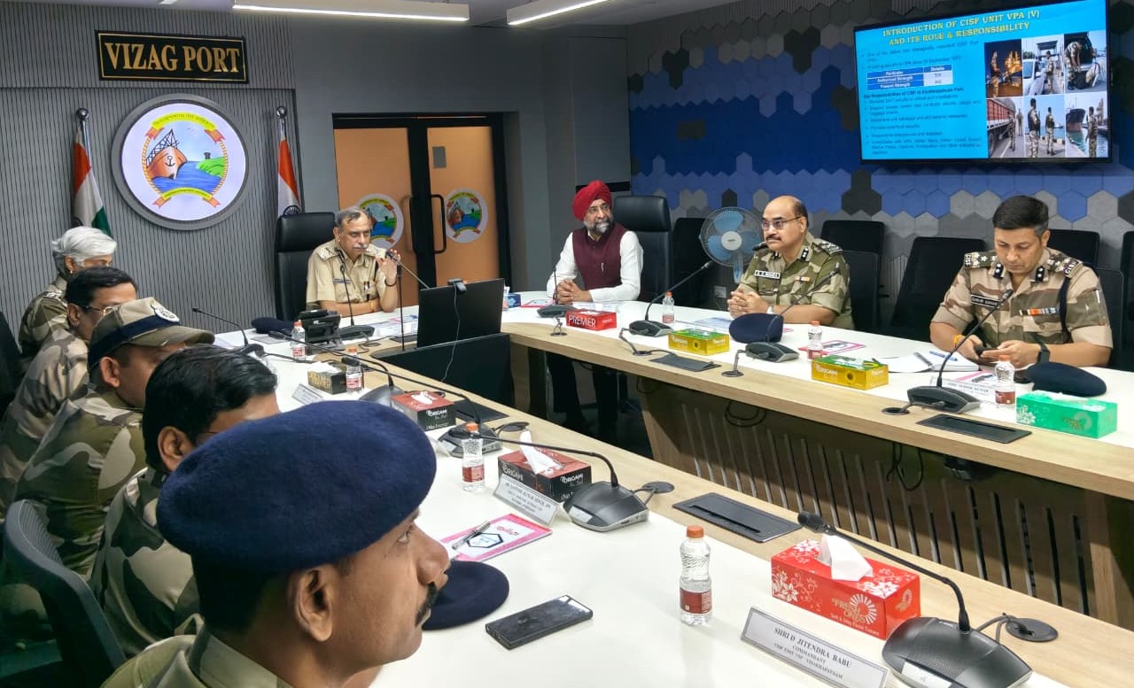 CISF chief reviews security preparedness at key installations in Visakhapatnam