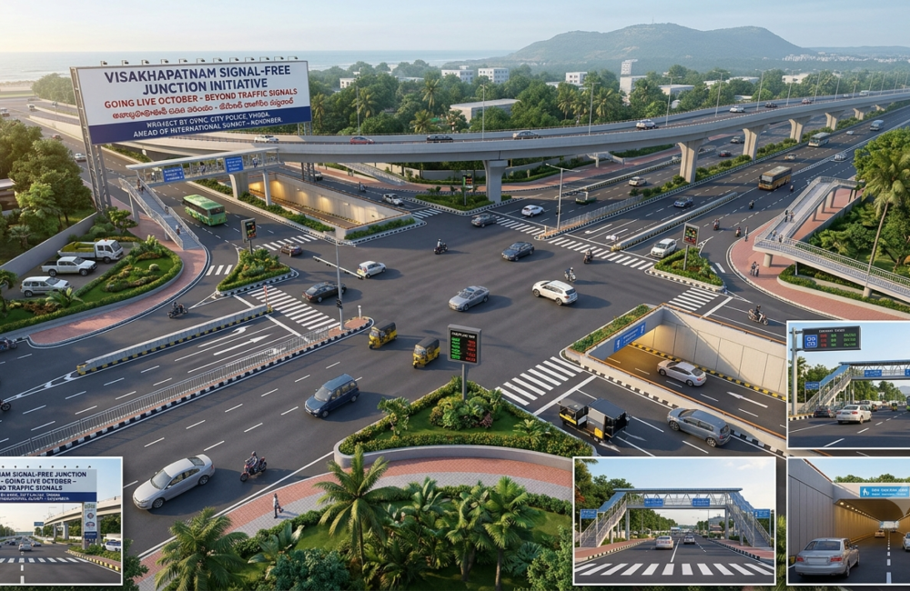 Visakhapatnam plans 35 signal-free junctions ahead of global summit