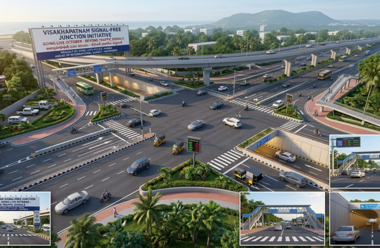 Visakhapatnam plans 35 signal-free junctions ahead of global summit