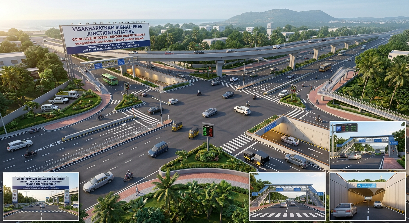 Visakhapatnam plans 35 signal-free junctions ahead of global summit