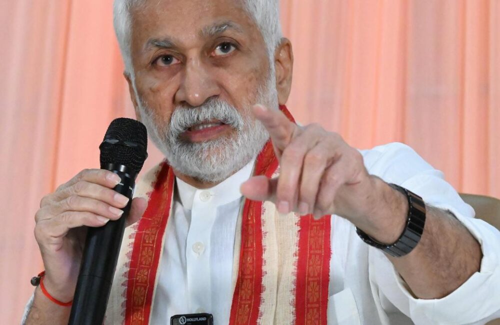 Vijayasai Reddy fires salvo at YSRCP, alleges conspiracy against him