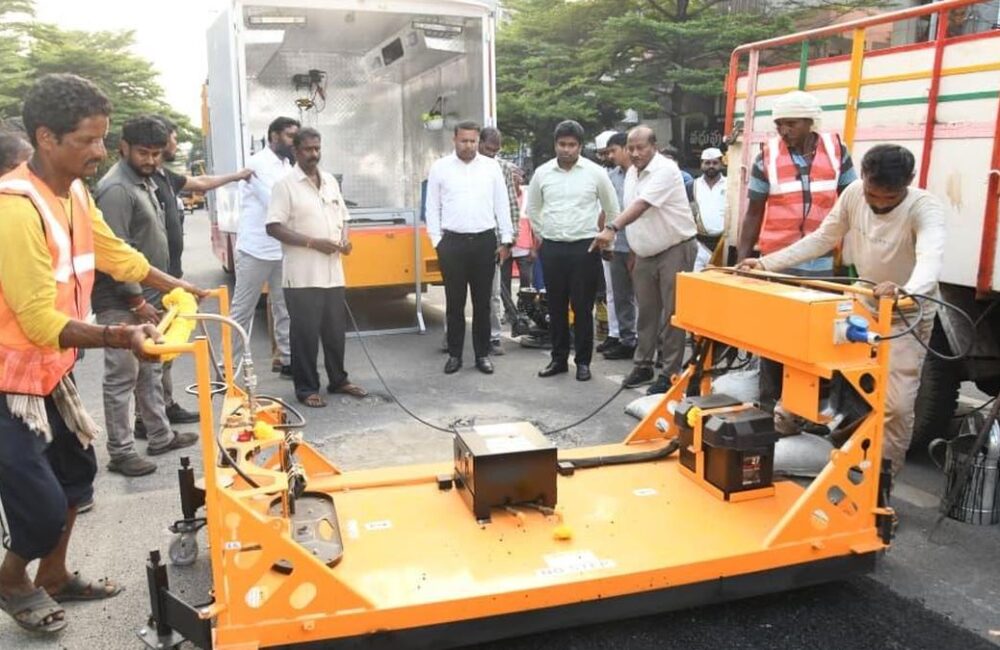 GVMC deploys ₹1.30-crore machine for faster pothole repairs in Visakhapatnam