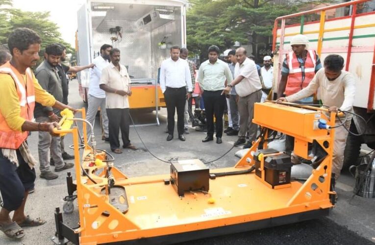 GVMC deploys ₹1.30-crore machine for faster pothole repairs in Visakhapatnam