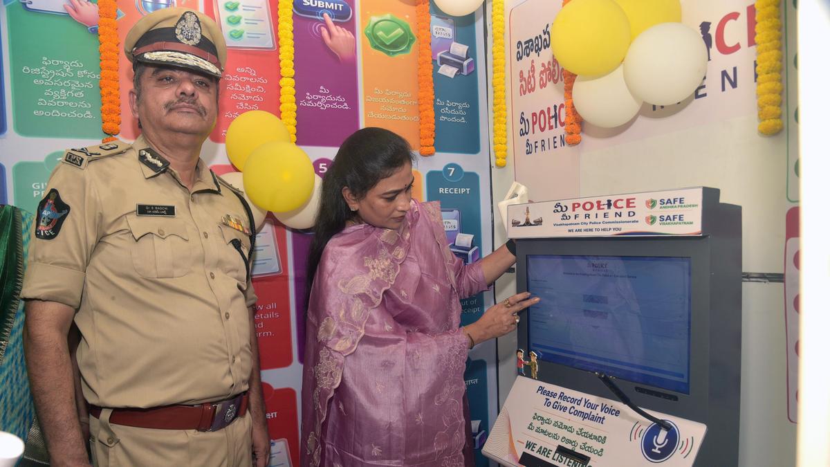 Vizag cops roll out voice kiosks for instant e-complaints