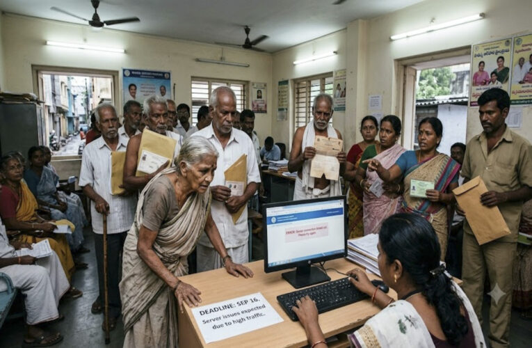 Pension applicants face server glitches, certificate delays