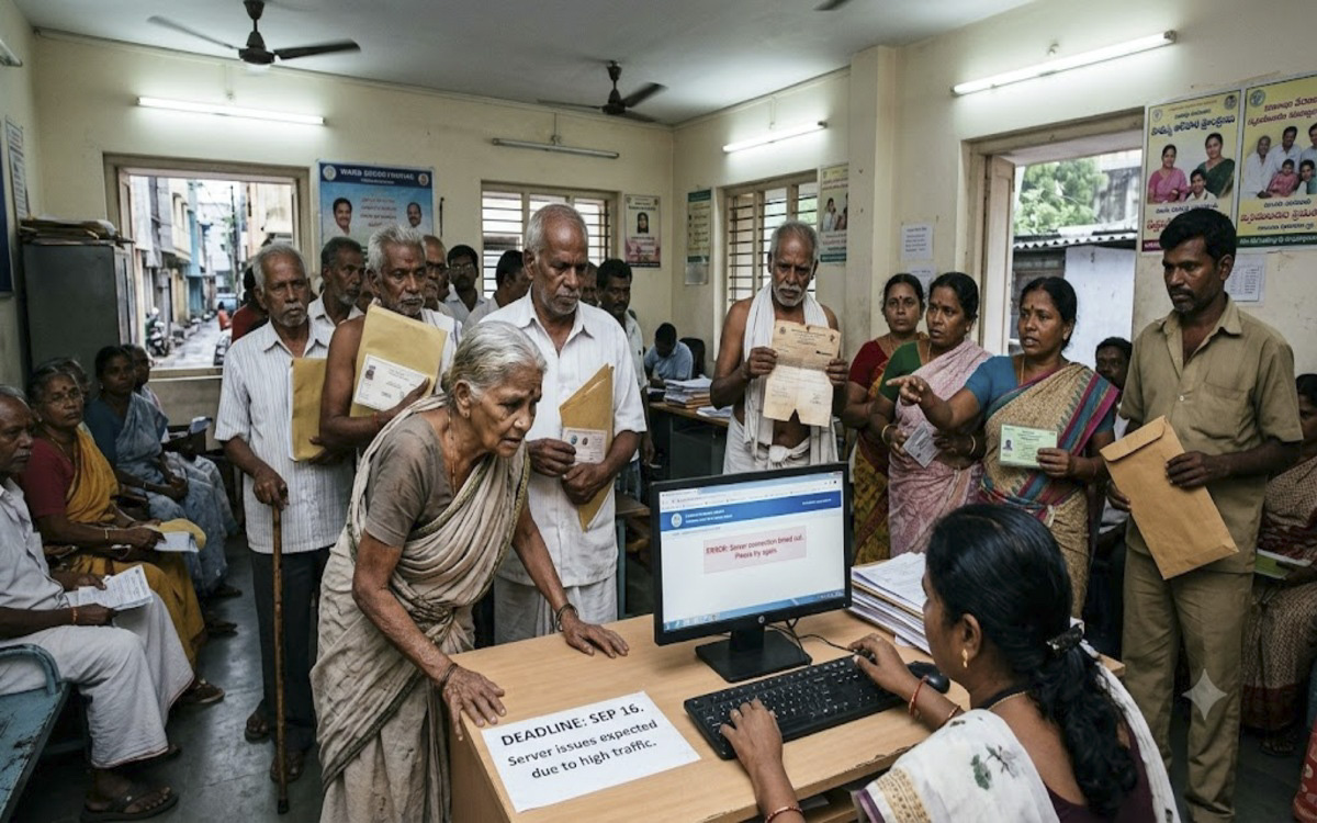 Pension applicants face server glitches, certificate delays